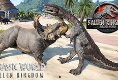 巨兽龙vs鲨齿龙视频,史前巨兽的生死较量