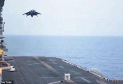 航母飞机降落视频,惊心动魄的完美着陆